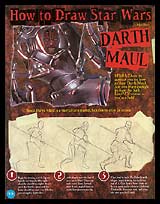 How to Draw Darth Maul:&nbsp;Pg. 1